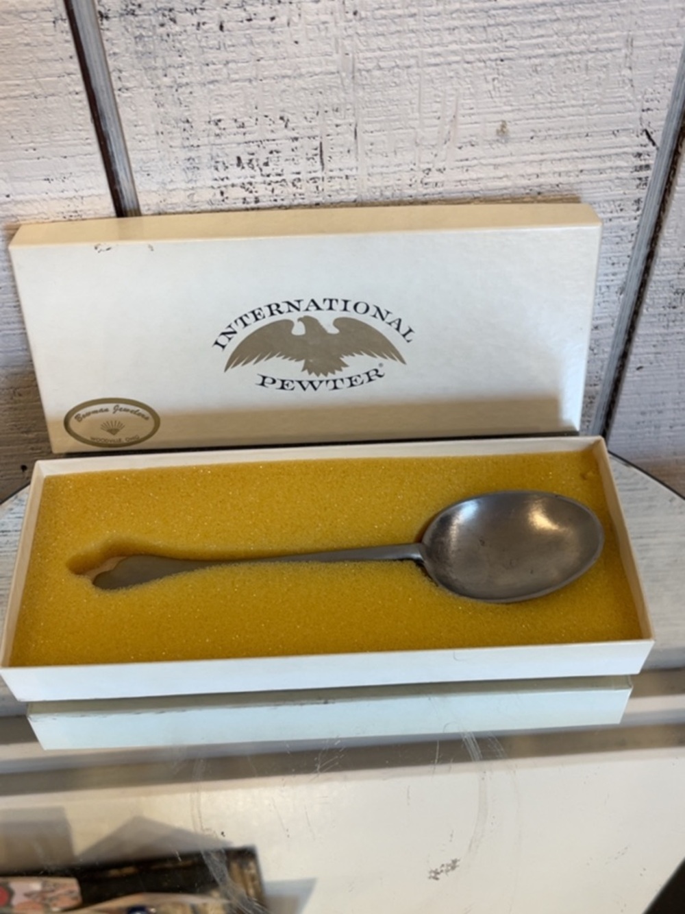 NIB International Pewter Spoon in the Colonial Design